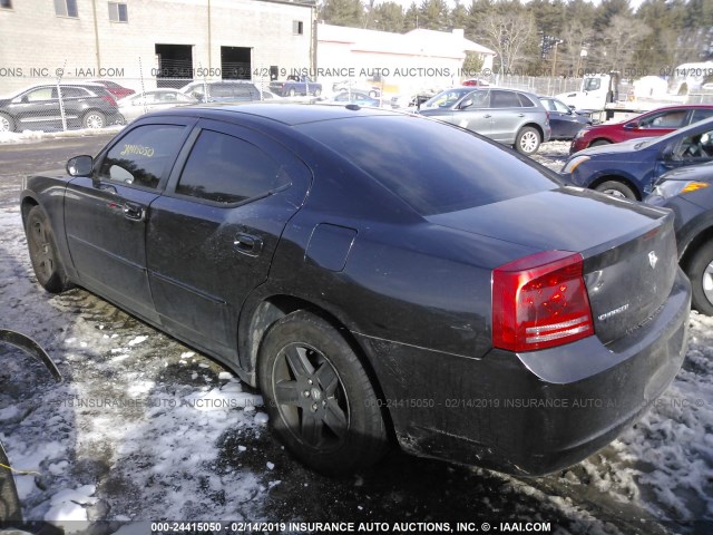 2B3KA43RX7H865282 - 2007 DODGE CHARGER SE/SXT BLACK photo 3