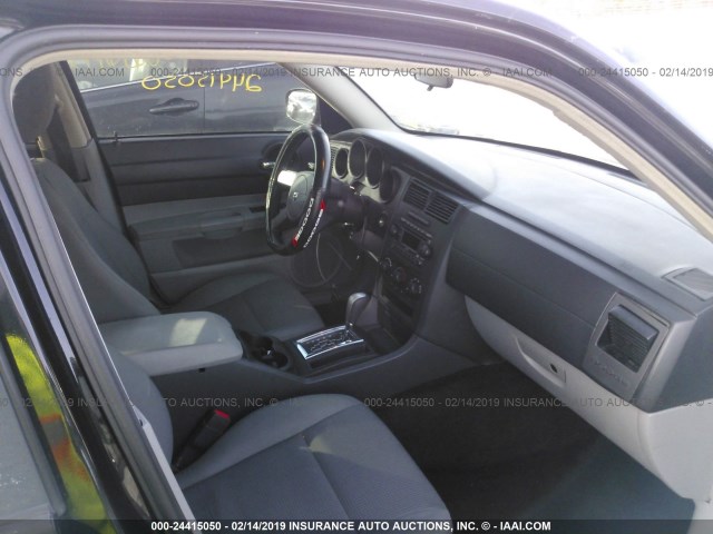 2B3KA43RX7H865282 - 2007 DODGE CHARGER SE/SXT BLACK photo 5