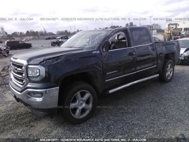 3GTU2NEC7JG295719 - 2018 GMC SIERRA K1500 SLT GRAY photo 2