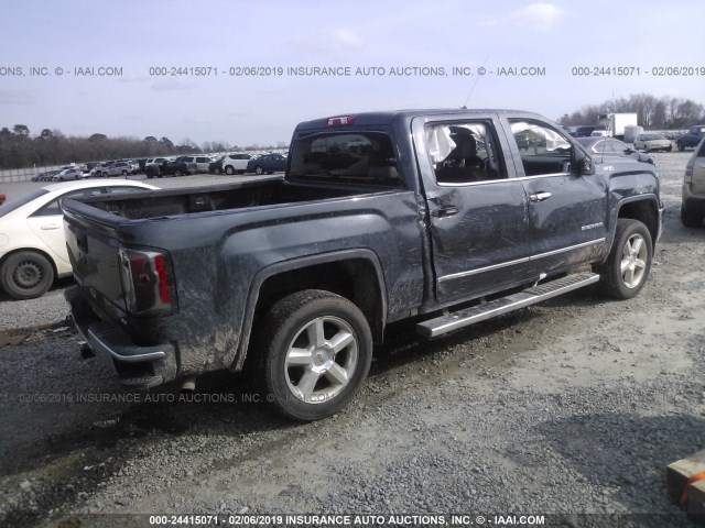 3GTU2NEC7JG295719 - 2018 GMC SIERRA K1500 SLT GRAY photo 4