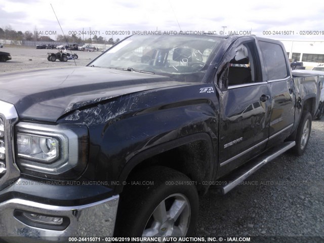 3GTU2NEC7JG295719 - 2018 GMC SIERRA K1500 SLT GRAY photo 6