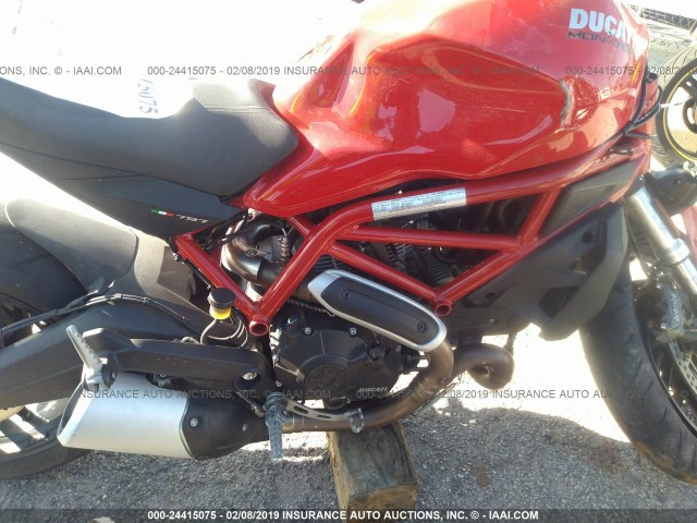 ML0MADBM1JT000711 - 2018 DUCATI MONSTER 797 RED photo 8