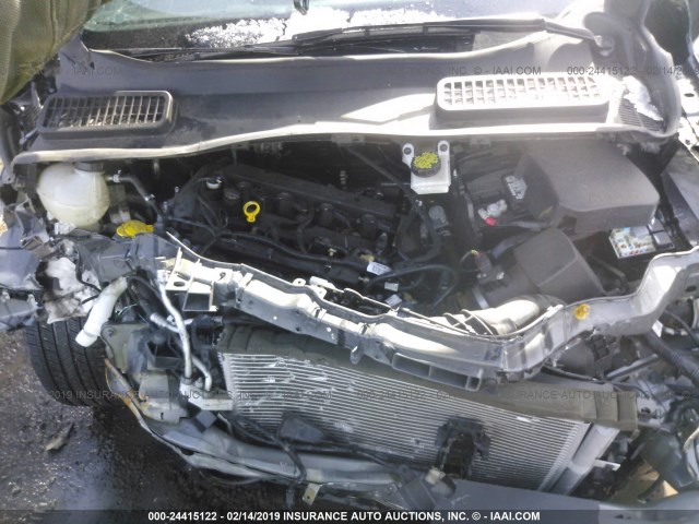 1FMCU0F77HUB94158 - 2017 FORD ESCAPE S GRAY photo 10