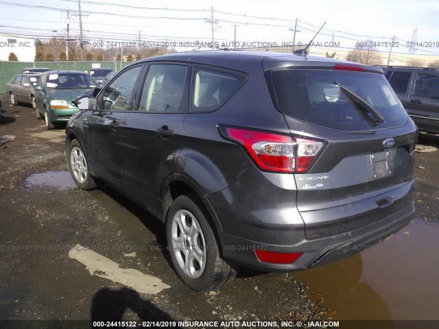 1FMCU0F77HUB94158 - 2017 FORD ESCAPE S GRAY photo 3