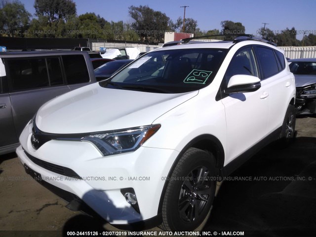 JTMWFREV5JD120811 - 2018 TOYOTA RAV4 ADVENTURE/XLE WHITE photo 2