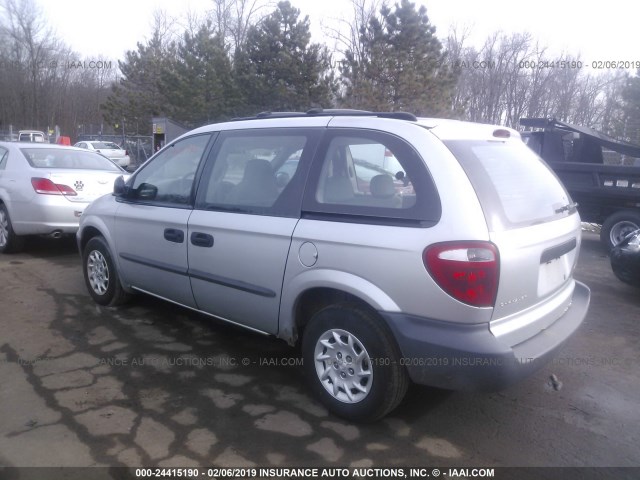 1C4GJ25332B565764 - 2002 CHRYSLER VOYAGER SILVER photo 3