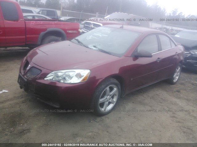 1G2ZG57N584153791 - 2008 PONTIAC G6 SE RED photo 2