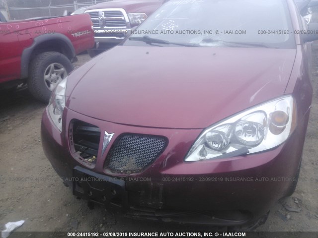 1G2ZG57N584153791 - 2008 PONTIAC G6 SE RED photo 6