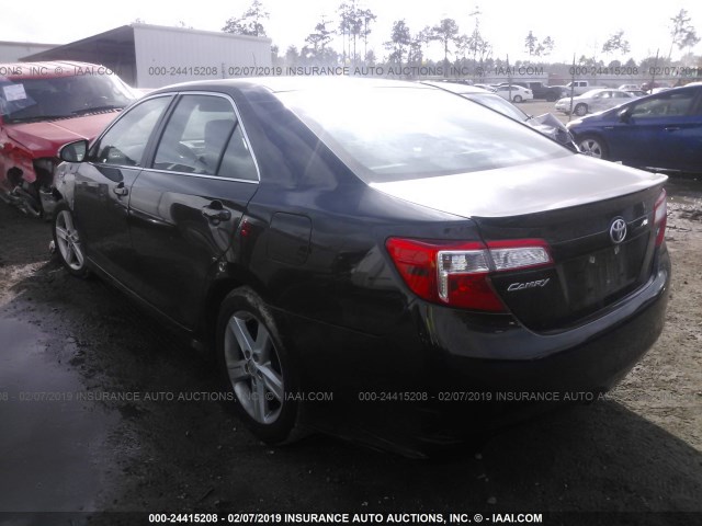 4T1BF1FK4EU385080 - 2014 TOYOTA CAMRY L/SE/LE/XLE 黑色 照片 3