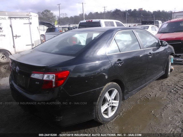 4T1BF1FK4EU385080 - 2014 TOYOTA CAMRY L/SE/LE/XLE 黑色 照片 4
