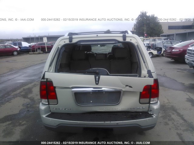 5LMEU78H43ZJ20843 - 2003 LINCOLN AVIATOR 金色 照片 6