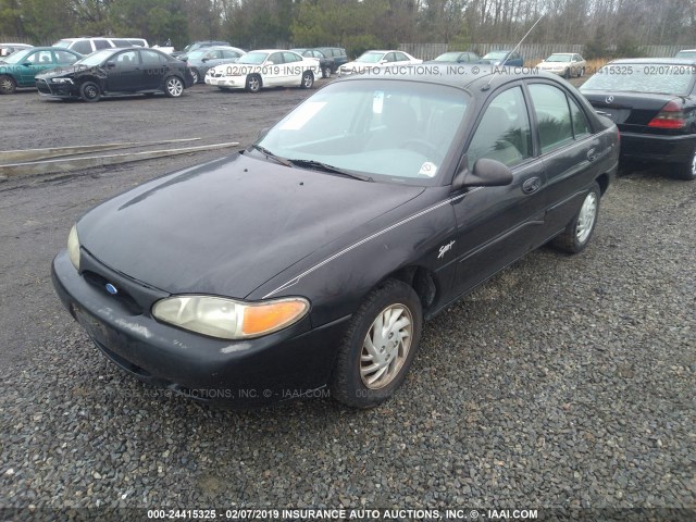 1FALP13P7VW416242 - 1997 FORD ESCORT LX/SPORT BLACK photo 2