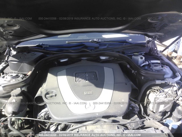 WDDHF5GB1BA460213 - 2011 MERCEDES-BENZ E 350 GRAY photo 10