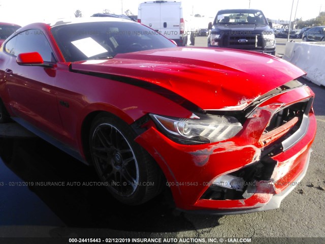 1FA6P8CF6G5221044 - 2016 FORD MUSTANG GT RED photo 6