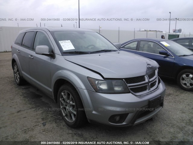 3C4PDCEGXGT101702 - 2016 DODGE JOURNEY R/T SILVER photo 1