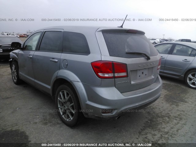 3C4PDCEGXGT101702 - 2016 DODGE JOURNEY R/T SILVER photo 3