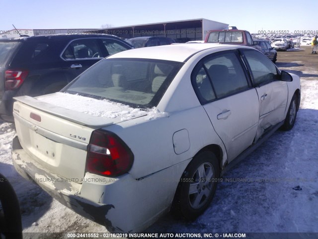 1G1ZT54855F216547 - 2005 CHEVROLET MALIBU LS WHITE photo 6