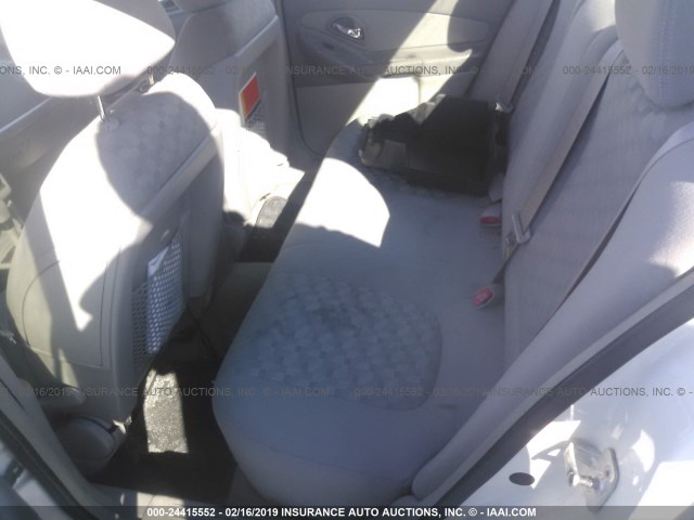 1G1ZT54855F216547 - 2005 CHEVROLET MALIBU LS WHITE photo 8