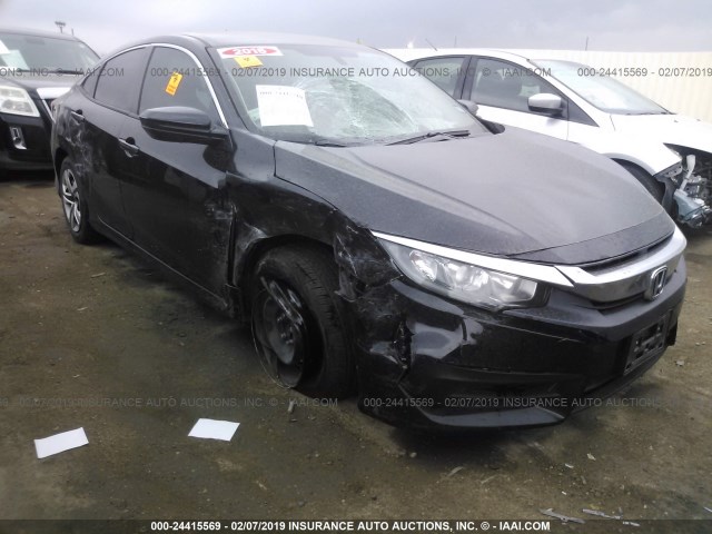 19XFC2E56HE080053 - 2017 HONDA CIVIC LX 黑色 照片 1