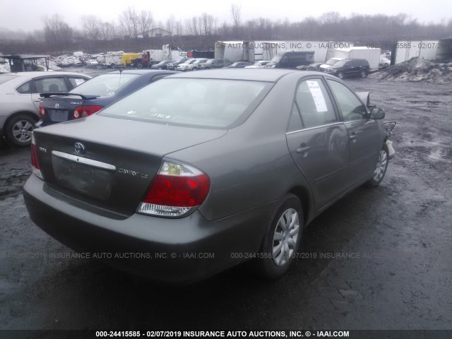 4T1BE32K06U725377 - 2006 TOYOTA CAMRY LE/XLE/SE GRAY photo 4