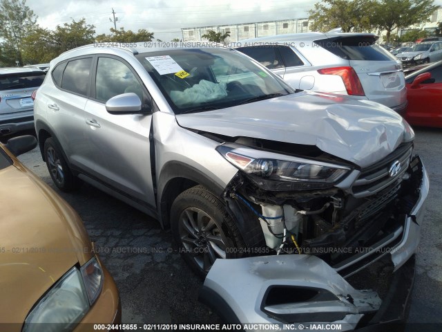 KM8J33A47JU682234 - 2018 HYUNDAI TUCSON LIMITED/SPORT AND ECO/SE SILVER photo 1