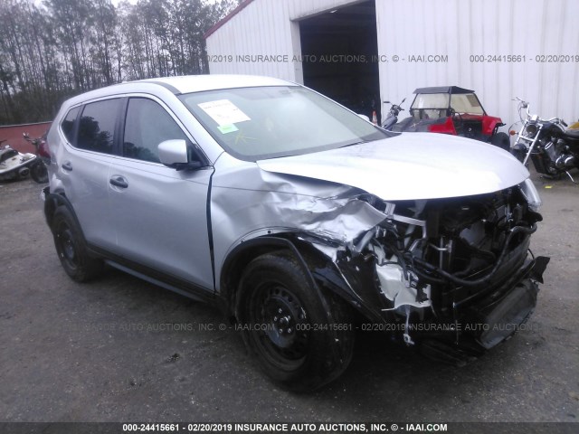 KNMAT2MT3JP565623 - 2018 NISSAN ROGUE S/SV SILVER photo 1