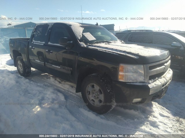 3GCPKSE32BG278047 - 2011 CHEVROLET SILVERADO K1500 LT BLACK photo 1