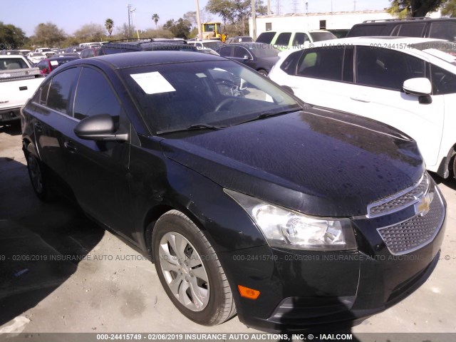 1G1PC5SH4C7388506 - 2012 CHEVROLET CRUZE LS BLACK photo 1