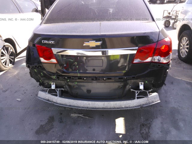 1G1PC5SH4C7388506 - 2012 CHEVROLET CRUZE LS BLACK photo 6