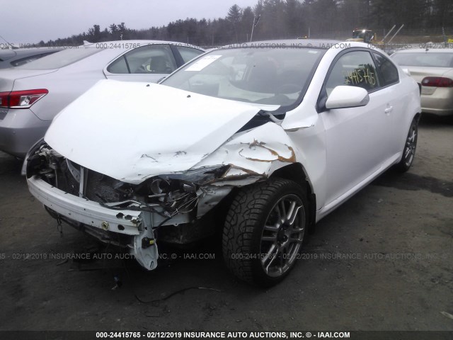 JTKDE167780264382 - 2008 TOYOTA SCION TC WHITE photo 2