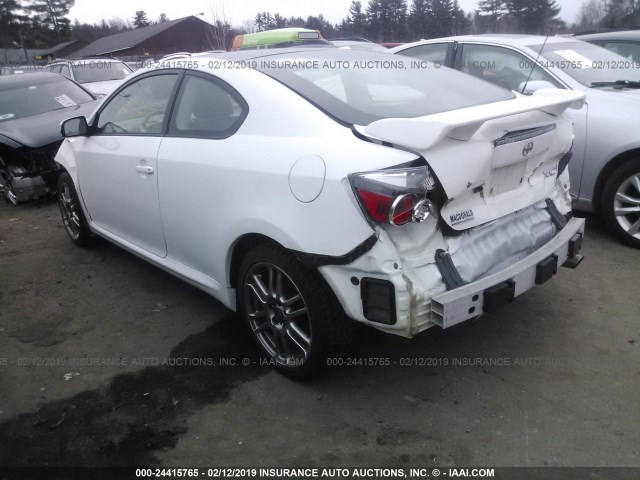 JTKDE167780264382 - 2008 TOYOTA SCION TC WHITE photo 3
