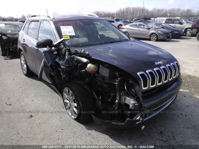 1C4PJLDS7FW579857 - 2015 JEEP CHEROKEE LIMITED GRAY photo 6