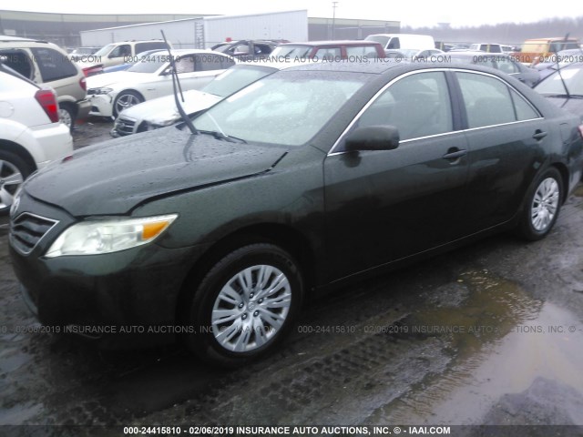 4T1BF3EK6AU511169 - 2010 TOYOTA CAMRY SE/LE/XLE 绿色 照片 2