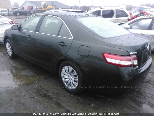 4T1BF3EK6AU511169 - 2010 TOYOTA CAMRY SE/LE/XLE 绿色 照片 3