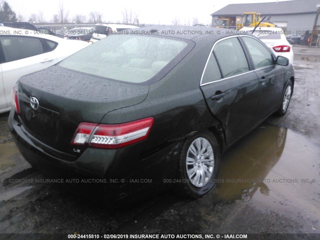 4T1BF3EK6AU511169 - 2010 TOYOTA CAMRY SE/LE/XLE 绿色 照片 4