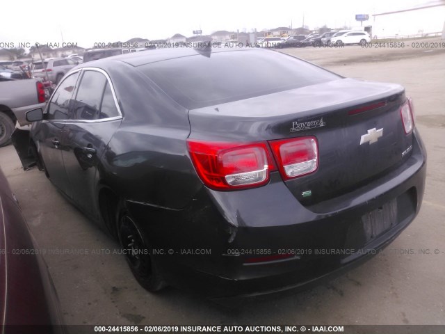 1G11D5SL2FF224608 - 2015 CHEVROLET MALIBU 2LT BLACK photo 3