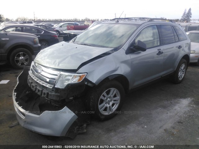 2FMDK36C27BA26540 - 2007 FORD EDGE SE GRAY photo 2