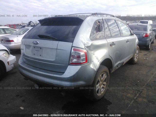 2FMDK36C27BA26540 - 2007 FORD EDGE SE GRAY photo 4