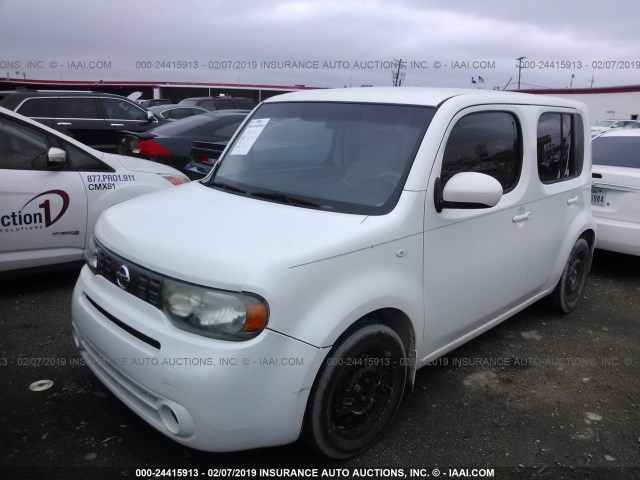 JN8AZ2KRXAT167472 - 2010 NISSAN CUBE S/SL/KROM WHITE photo 2