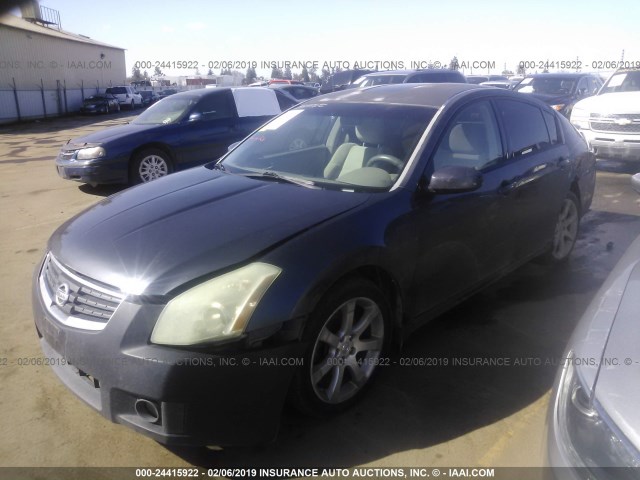 1N4BA41E87C811020 - 2007 NISSAN MAXIMA SE/SL GRAY photo 2