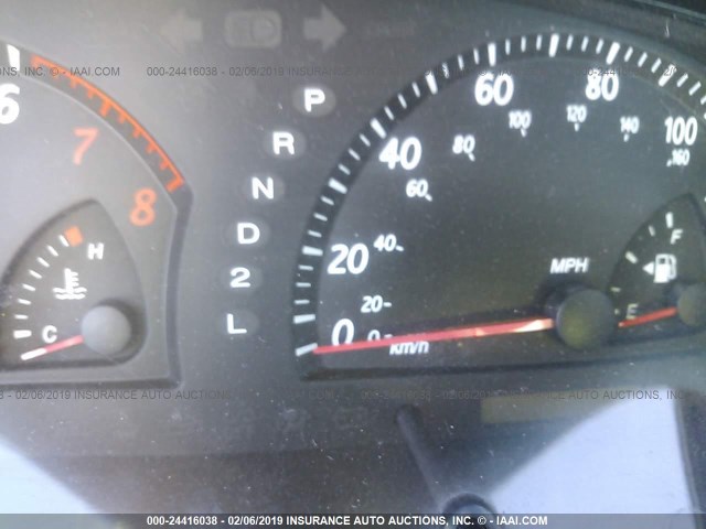 JTDBE32K040272600 - 2004 TOYOTA CAMRY LE/XLE BLUE photo 7