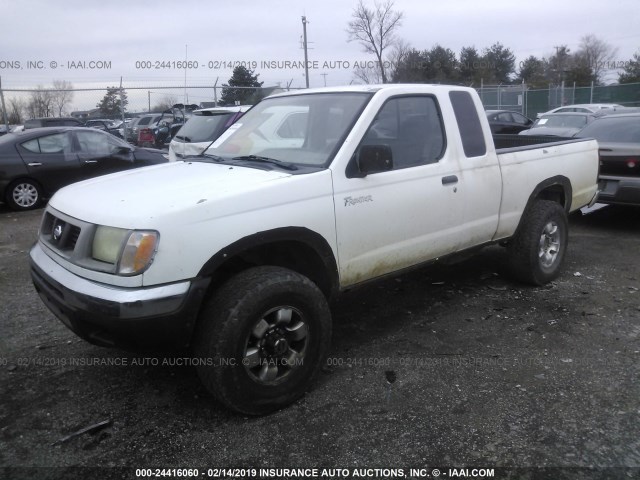 1N6ED26Y9XC316649 - 1999 NISSAN FRONTIER KING CAB XE/KING CAB SE WHITE photo 2