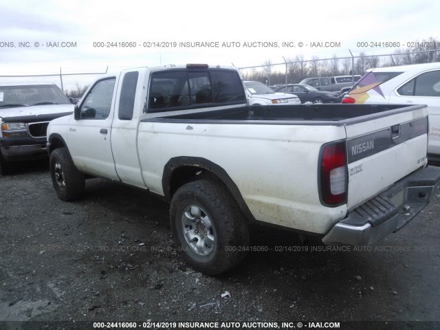 1N6ED26Y9XC316649 - 1999 NISSAN FRONTIER KING CAB XE/KING CAB SE WHITE photo 3