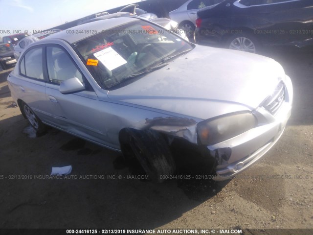 KMHDN46D24U731785 - 2004 HYUNDAI ELANTRA GLS/GT SILVER photo 1