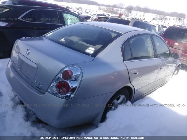 1N4AL11D86C171224 - 2006 NISSAN ALTIMA S/SL SILVER photo 4