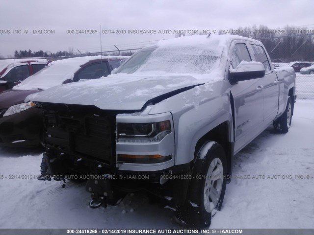 3GCUKREC5HG212189 - 2017 CHEVROLET SILVERADO K1500 LT SILVER photo 2