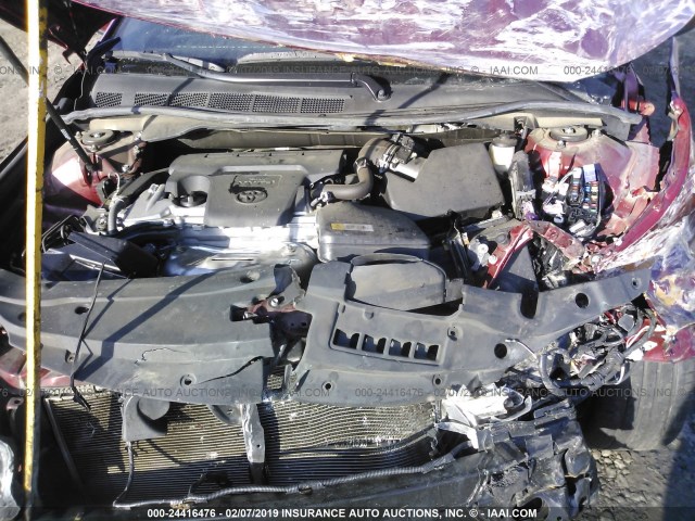 4T1BF1FK4HU667479 - 2017 TOYOTA CAMRY LE/XLE/SE/XSE 勃艮第红 照片 10