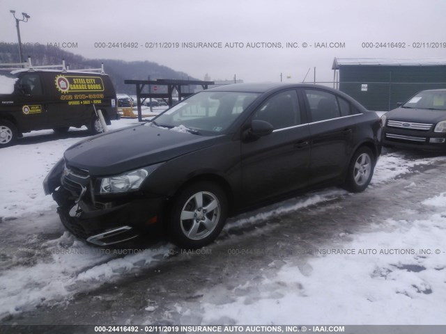 1G1PE5SB5G7154810 - 2016 CHEVROLET CRUZE LIMITED LT BLACK photo 2