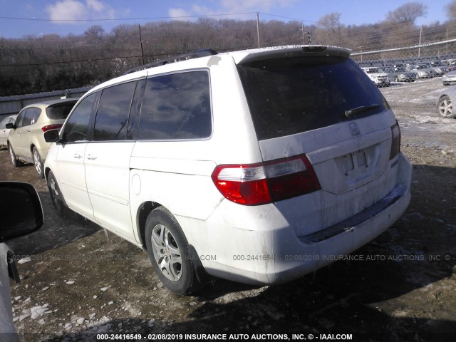 5FNRL38405B091254 - 2005 HONDA ODYSSEY EX Ağ foto 3