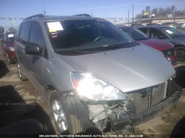 5TDZA23C04S161750 - 2004 TOYOTA SIENNA CE/LE SILVER photo 1